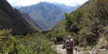 Inca Trail, route to the Inca City of Machu Picchu