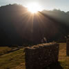 Sunrise at Machu Picchu