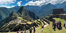 What entrance to Machu Picchu allows me the classic photo?
