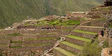 The archaeological site of Ollantaytambo in the Sacred Valley