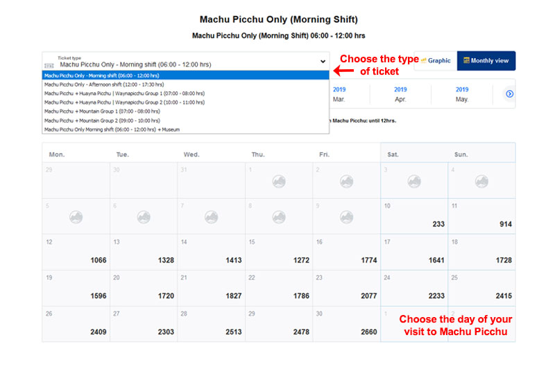 Availability Machu Picchu Machu Picchu ticket availability