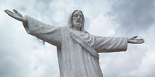 The Cristo Blanco, the protector of Cusco