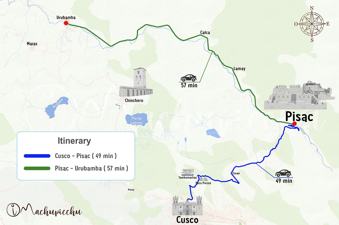 Map Sacred Valley