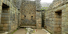 The house of the Inca (royal residence) at Machu Picchu