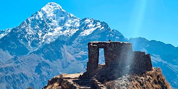 Intipunku, the sun gate in Ollantaytambo