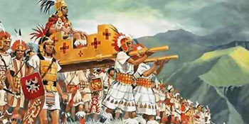 The Incas and their deities in wars