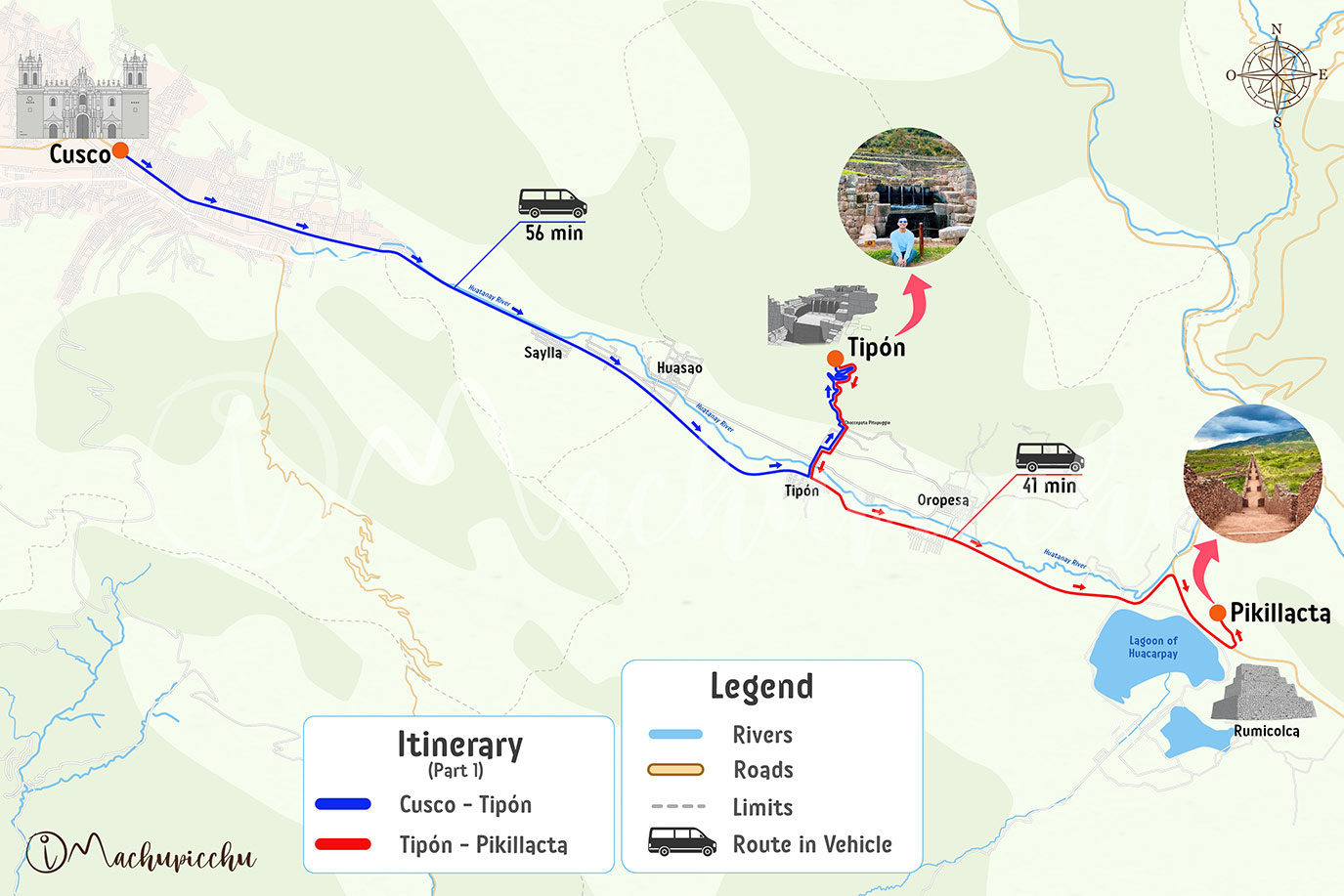 Cusco Tipon Pikillacta Route