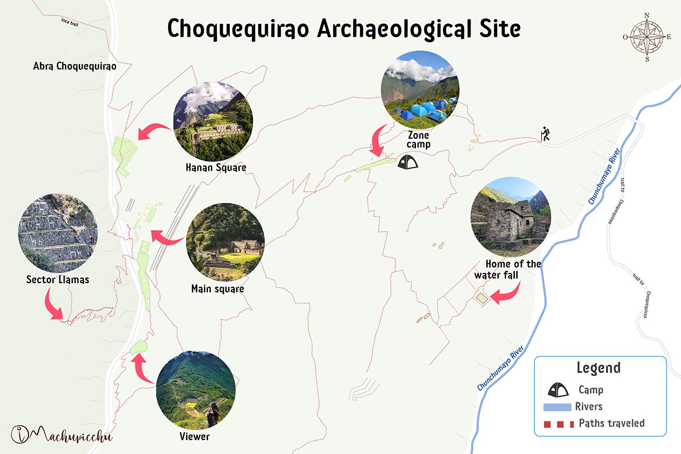 Zones Choquequirao