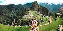 Huayna Picchu and Machu Picchu on different days