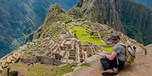 5 different entrances and 5 different photos in Machu Picchu
