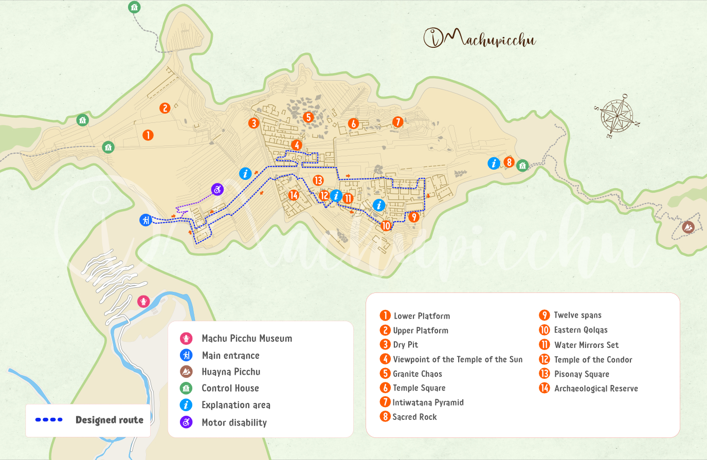 Circuito 3 (Machupicchu Realeza) – Ruta 3-B: Ruta diseñada