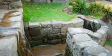 The sacred fountains in Machu Picchu