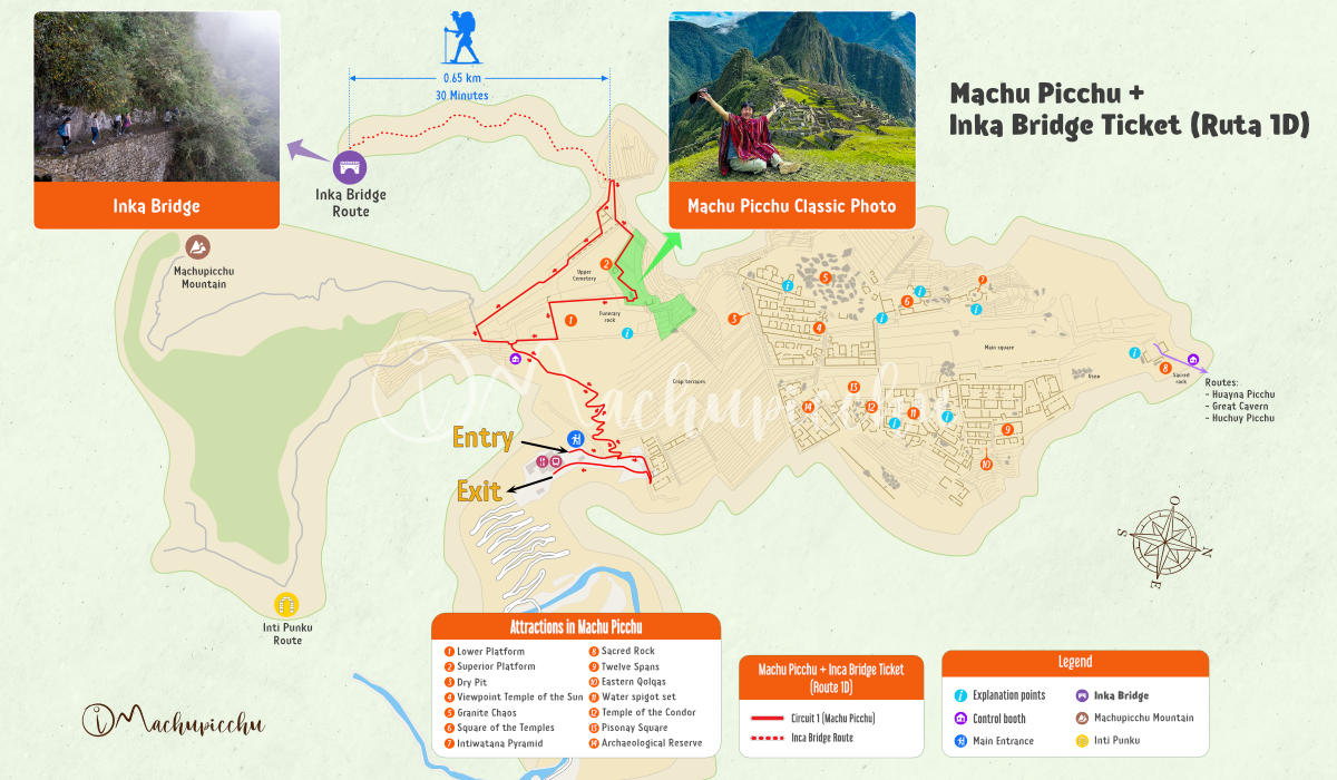 Circuit 1 (Panoramic) - Route 1-D: Inka Bridge Route